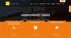 Desktop Screenshot of habrovanskyzamek.cz